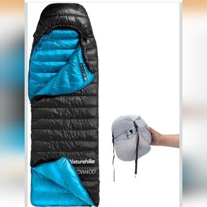 Naturehike Ultralight Down Cold Weather Sleeping Bag, 650FP Compact Sleeping Bag